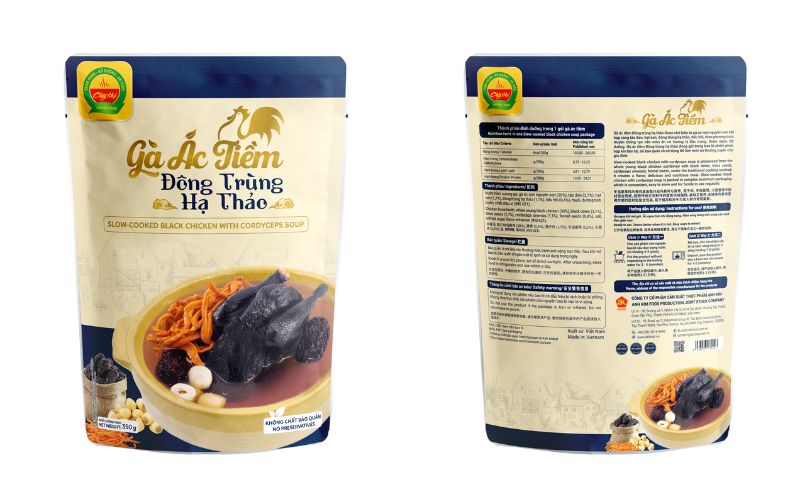 Gà ác tiềm đông trùng hạ thảo giúp tăng miễn dịch, bồi bổ sức khỏe và hỗ trợ sinh lý nam