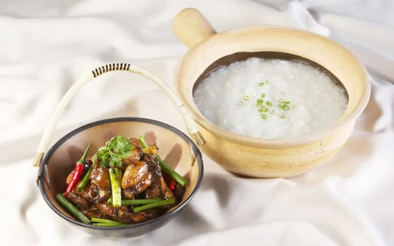 Frog porridge is a nutritious and protein-rich dish popular in Southeast Asia