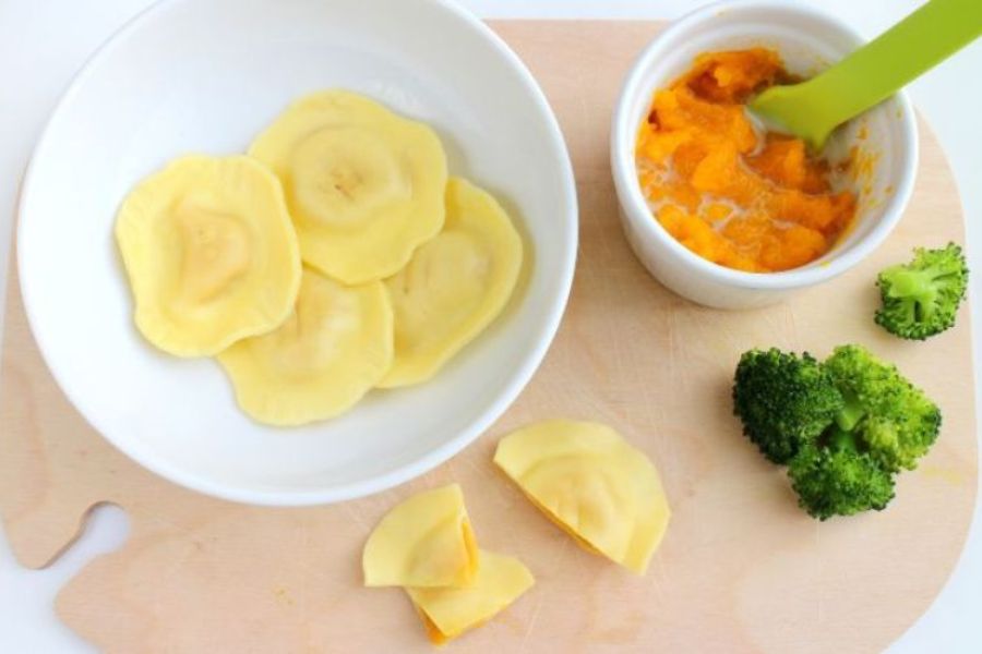 Gradually introduce thicker, chunkier textures to support your baby's oral skills safely