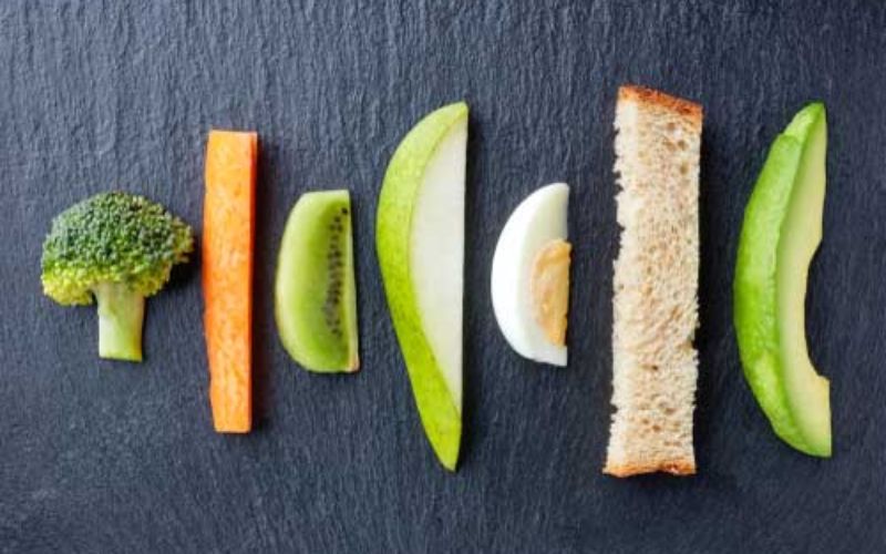 Prepare baby-led weaning foods in easy-to-grip sticks that are soft enough to mash without teeth