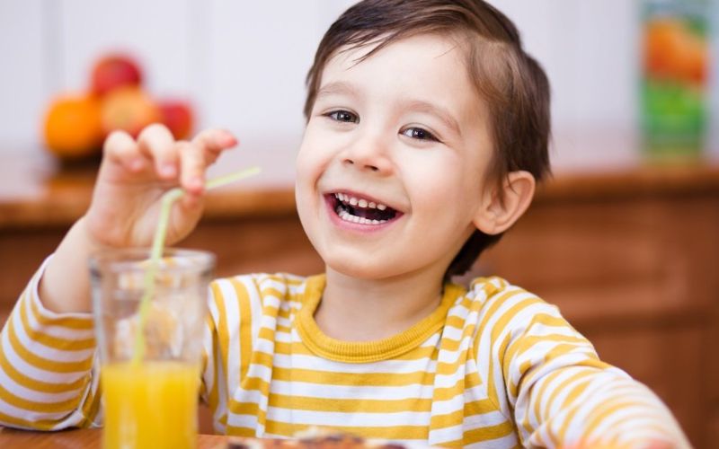 Juices provide vitamins and hydration, but whole fruits and water offer better nutrition for toddlers