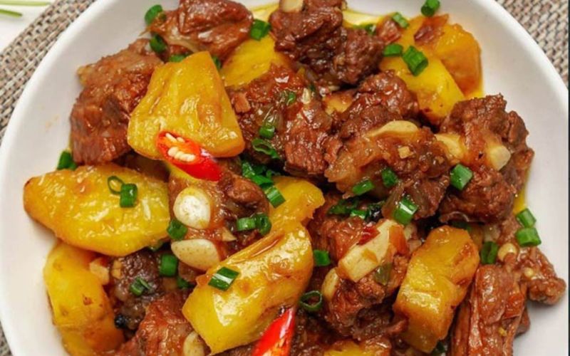 Sườn rim khóm – mâm cơm đậm vị, hài hòa dinh dưỡng và hấp dẫn cho bữa trưa cuối tuần