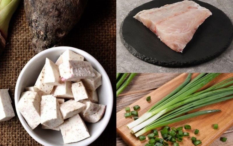 Cháo cá chẽm khoai môn là món ăn dễ tiêu, giàu omega-3, phù hợp cho người dạ dày nhạy cảm.