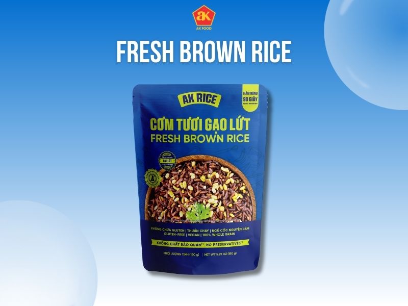 Fresh Brown Rice from AK FOOD