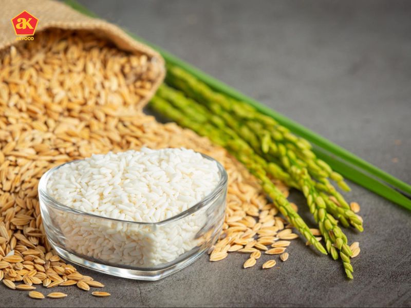 White rice has a source of vitamins and minerals