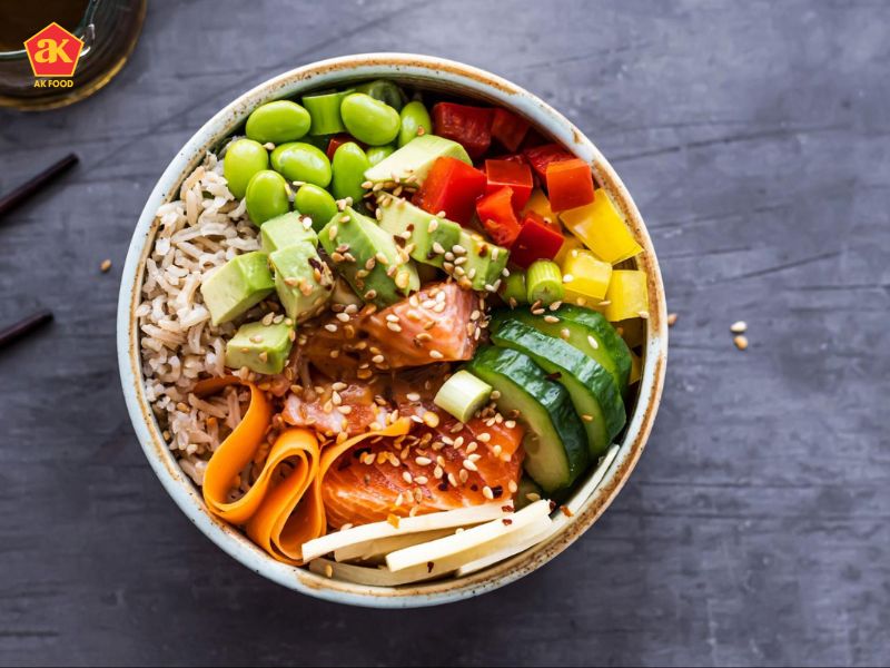 Buddha bowl with brown rice