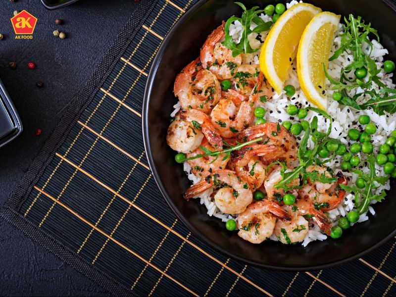 Easiest ever seafood rice