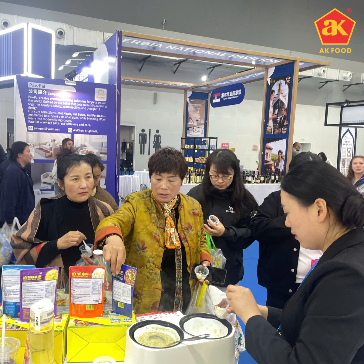 AK FOOD xuất khẩu Trung Quốc