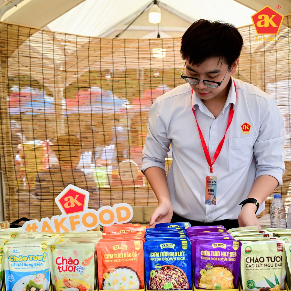 AK FOOD tại hội chợ xúc tiến thương mại Việt Nam - Trung Quốc